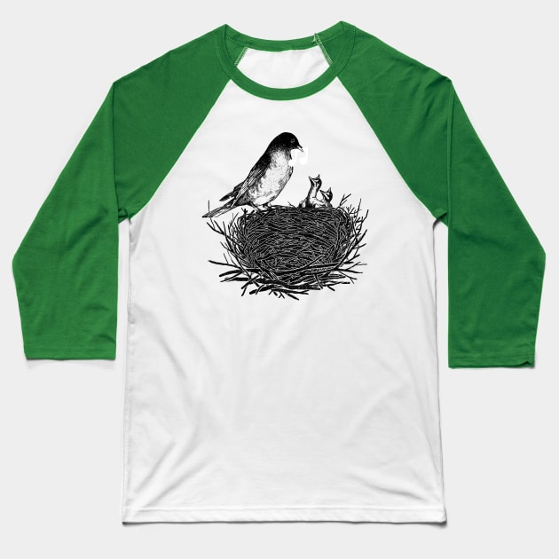 Feed the Birds Baseball T-Shirt by carbine